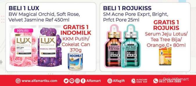 Promo Alfamart Serba Gratis 16-31 Mei 2022, Beli 1 Body Wash Gratis 1 Indomilk Kaleng