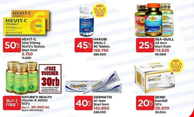 Promo Watsons Periode 6-9 Oktober 2022