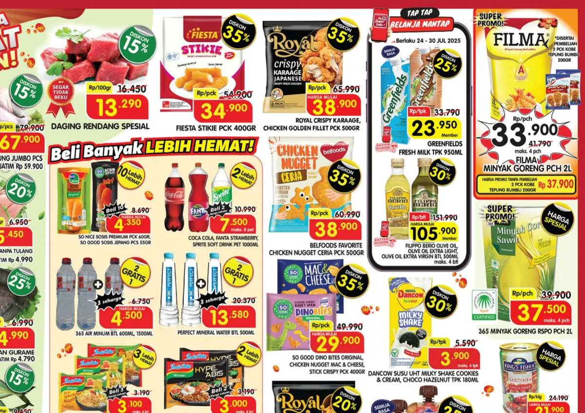 Promo Superindo Weekday 31 Juli 2025, Filma Lebih Murah Akan Berakhir