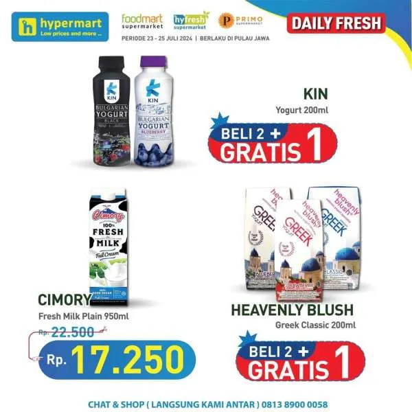 Promo Hypermart Hyper Diskon Weekday Periode 23-25 Juli 2024