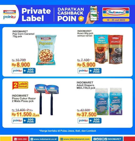 Katalog Harga Promo Indomaret 19-25 Juli 2023, Super Hemat Mingguan Terbaru