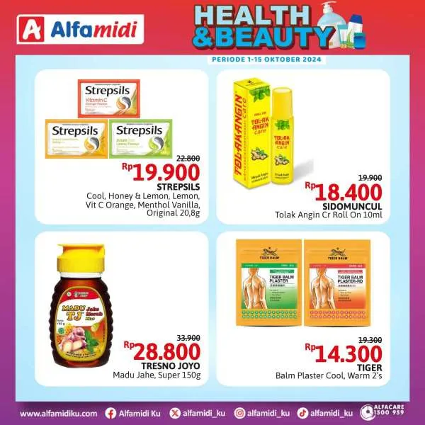 Promo Alfamidi Health & Beauty Periode 1-15 Oktober 2024