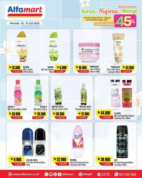 Promo Alfamart Body Care Fair Periode 16-31 Juli 2025