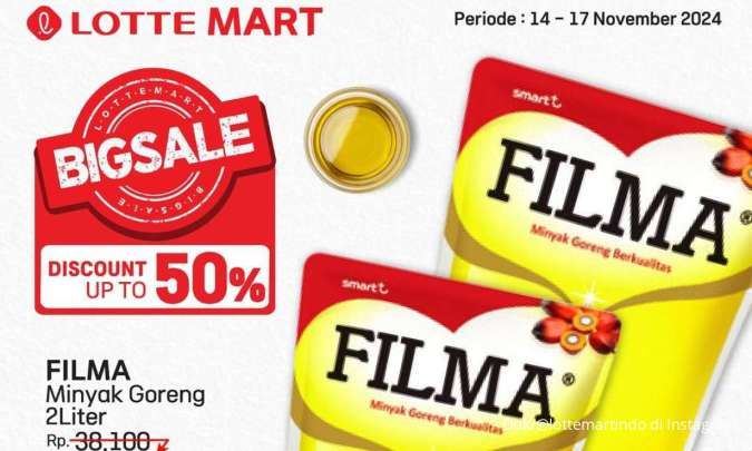 Promo Minyak Goreng di Indomaret, Alfamart, Superindo dan Lotte Mart Weekend Hari Ini