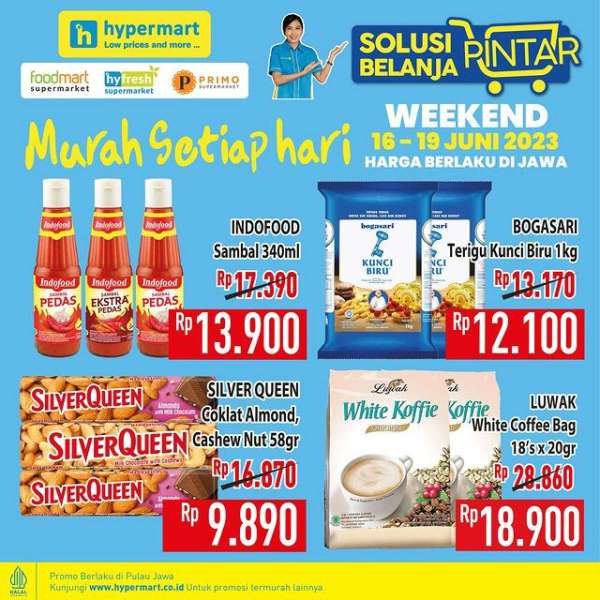 Promo Hypermart Hyper Diskon Weekend Periode 16-19 Juni 2023