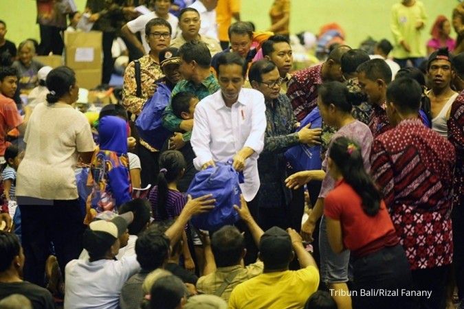 Jokowi perintahkan bantu korban Gunung Agung