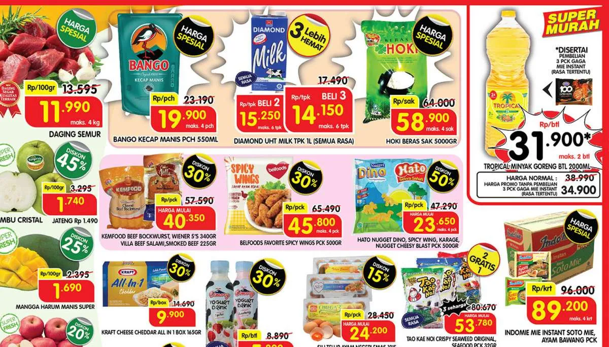 Promo JSM Superindo di 20 November 2021, potongan harga untuk daging hingga buah