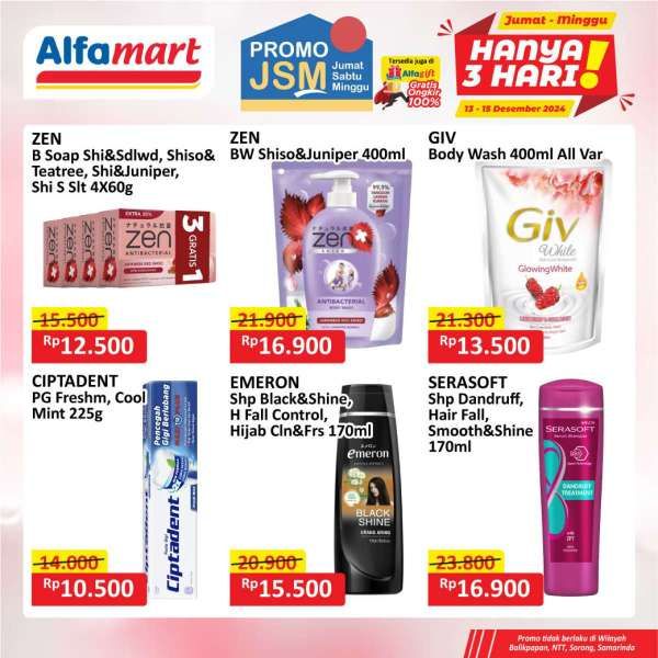 Promo JSM Alfamart Weekend 13-15 Desember 2024