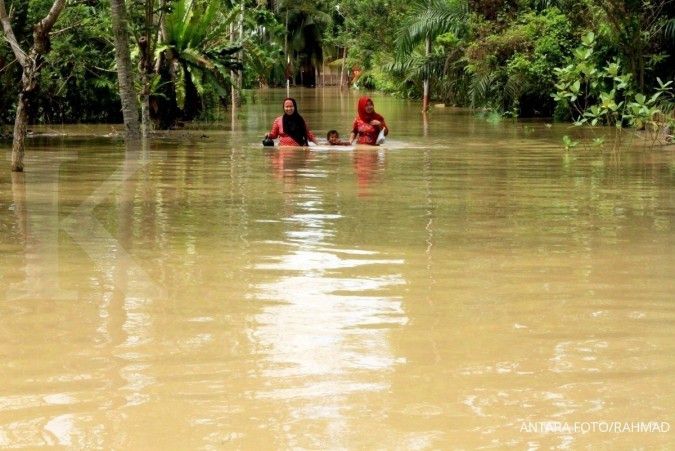 Banjir di Aceh Jaya meluas, sebanyak 452 jiwa terdampak
