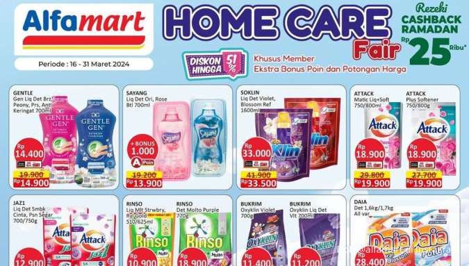 Promo Alfamart Deterjen Diskon Sampai 51% Bulan Maret 2024, Promo PSM Spesial Ramadan