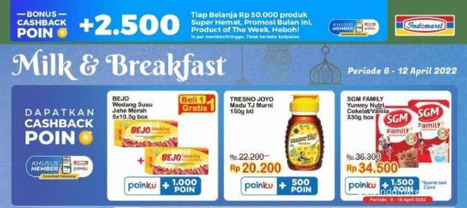 Promo Indomaret Super Hemat Mingguan Terbaru 6-12 April 2022