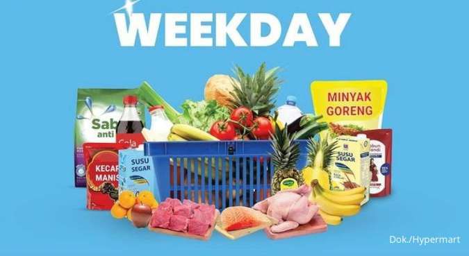 Promo Hypermart Weekday 30 Mei-1 Juni 2023, Cek Potongan Harga Lumayan di Hari Kerja