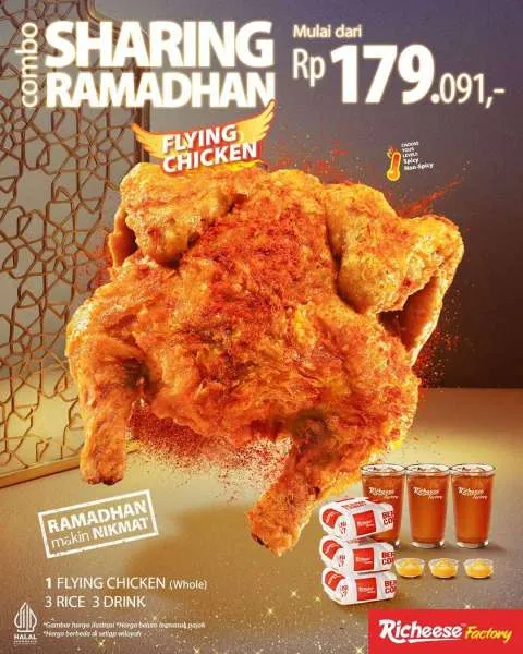 Promo Richeese Factory Combo Sharing Ramadhan