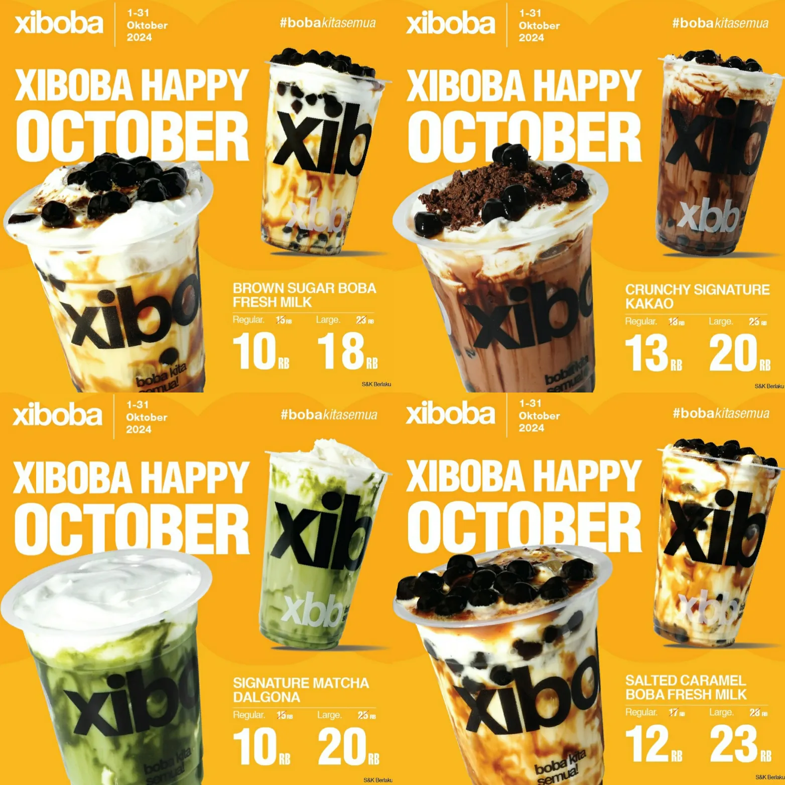 Promo Xiboba Oktober 2024