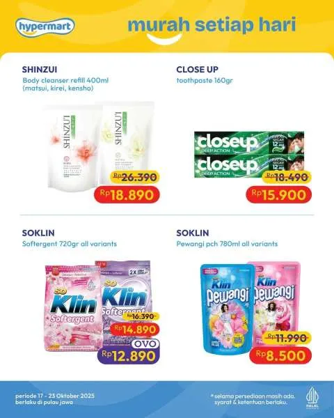 Promo JSM Hypermart Hyper Diskon Weekend Periode 17-20 Oktober 2025