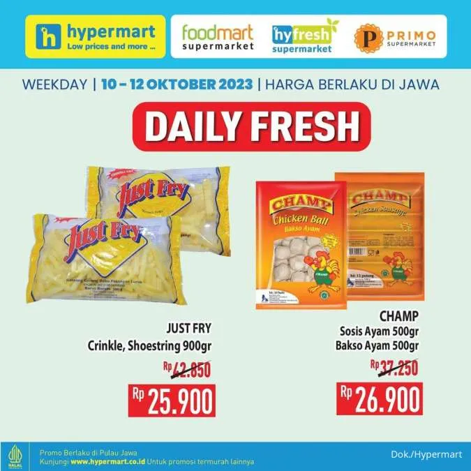 Promo Hypermart Hyper Diskon Weekday Periode 10-12 Oktober 2023