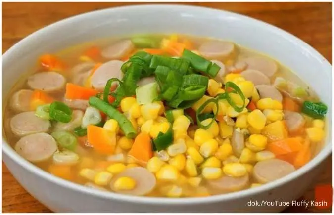 Resep Sup Jagung Bening yang Gurih dan Segar, Tinggal Cemplang Cemplung