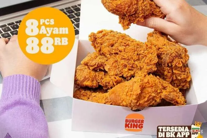 Menu Burger King Friyay Chicken