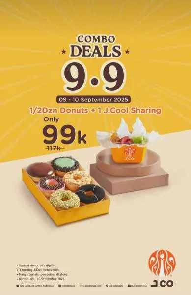Promo JCO Combo Deals 9.9 September 2025