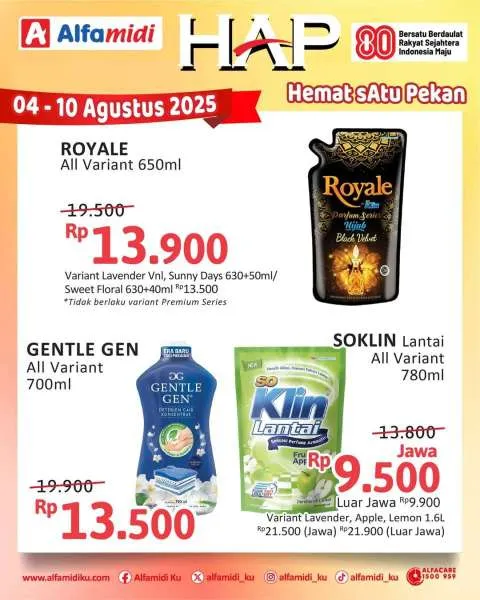 Promo Alfamidi Hemat Satu Pekan Periode 4-10 Agustus 2025