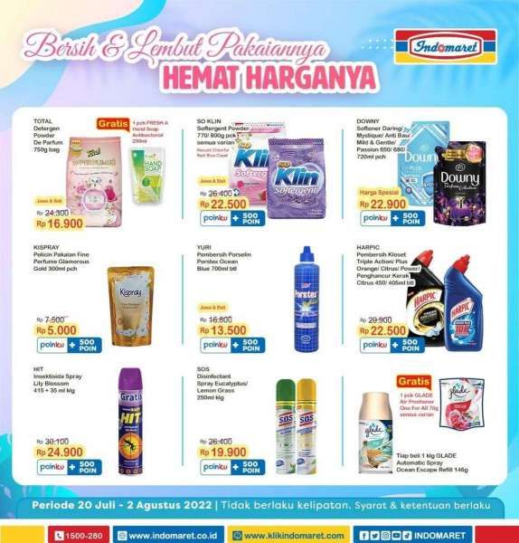 Promo Indomaret Super Hemat Mingguan Terbaru 20-26 Juli 2022
