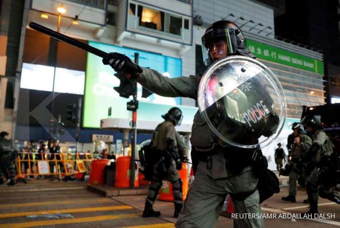 Demo memasuki minggu ke-17, bisnis wisata Hong Kong merosot 86%