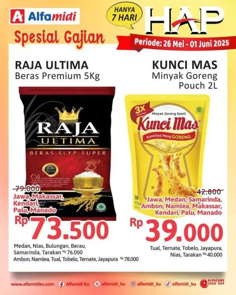 Promo Alfamidi Hemat Satu Pekan Periode 26 Mei-1 Juni 2025