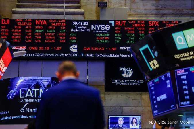 Wall Street Melemah Selasa (29/9), Yield US Treasury 10 Tahun Tembus 5,29%