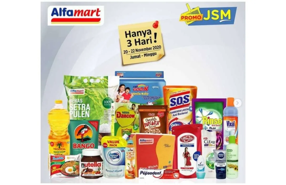 Promo JSM Alfamart paling baru, 20-22 November 2020!