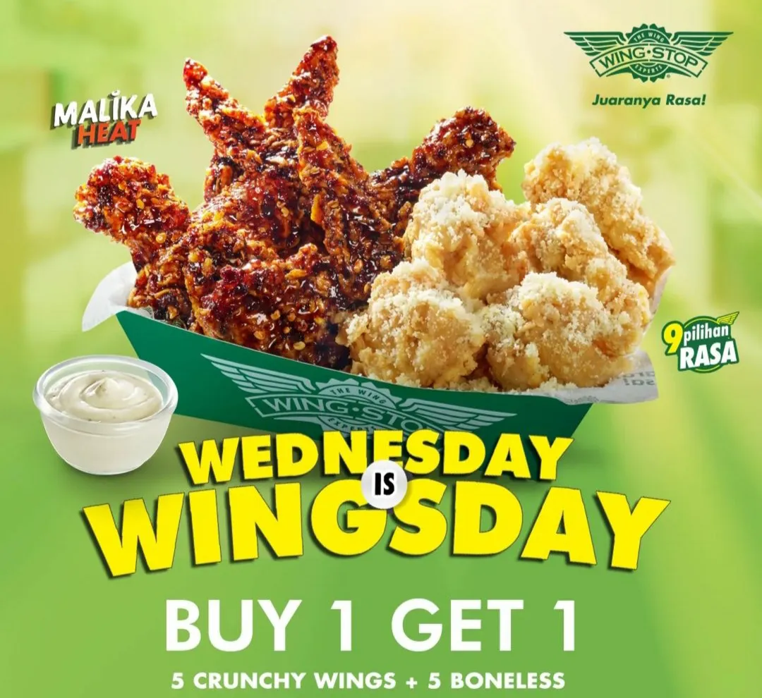 Promo Wingstop Wednesday is wingsday