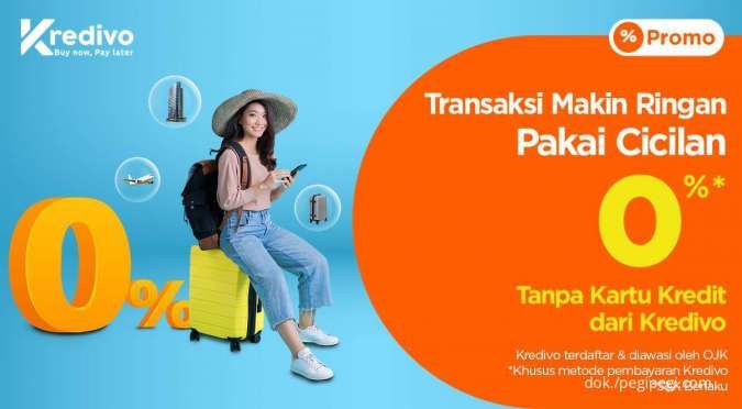 Promo Kredivo Cicilan 0% setelah Pemesanan Produk PegiPegi, Cobain Sekarang!