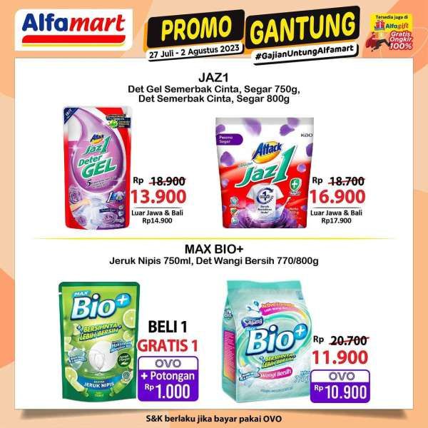 Katalog Harga Promo Alfamart Gantung Terbaru 27 Juli-2 Agustus 2023