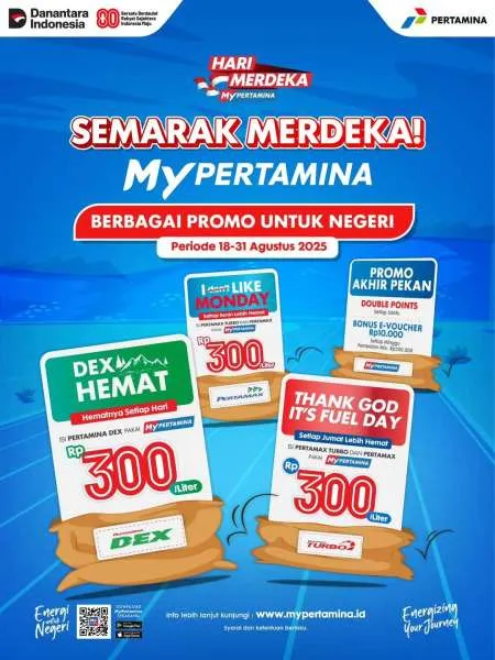 Promo Pertamina Semarak Merdeka 18-31 Agustus