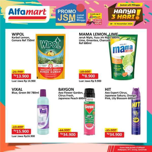 Promo JSM Alfamart Weekend 8-10 November 2024