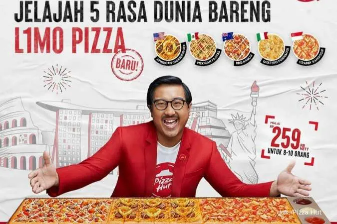Terbaru! Promo Pizza Hut, Menu Limo Pizza dengan 5 Varian Rasa Dunia Terbaru!