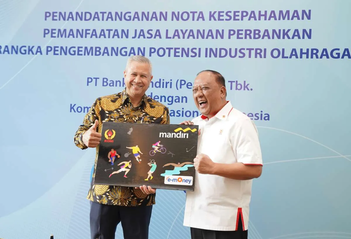 Dukung Olahraga Nasional Bank Mandiri dan KONI Jalin Kerjasama Perbankan Terintegrasi