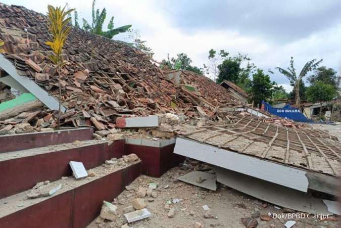 Gempa Cianjur, Data Sementara 7 Rumah dan 1 Pondok Pesantren Rusak Berat