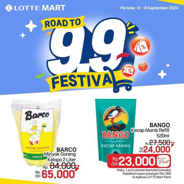 Promo Minyak Goreng di Lotte Mart 6-8 September 2024