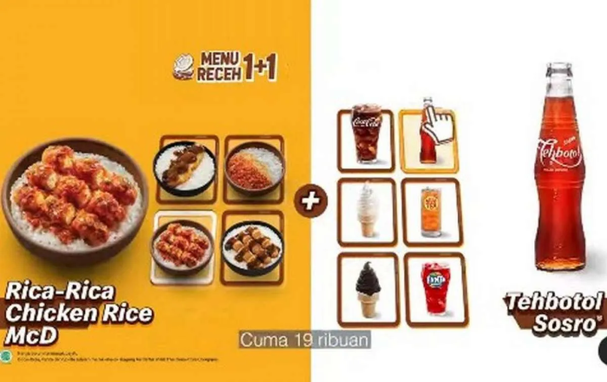 Promo McD 23 September, menu receh 1+1 hanya Rp 19.000-an dengan banyak pilihan