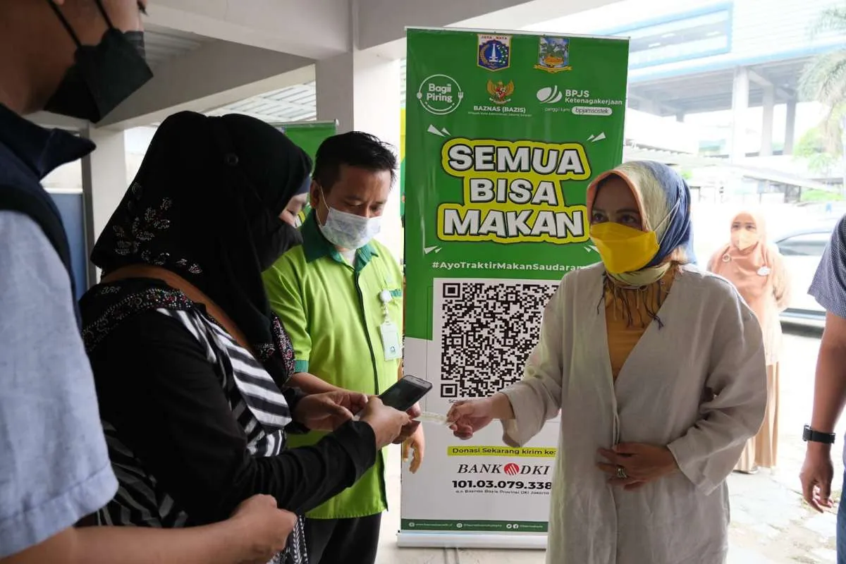 Baznas DKI berkolaborasi dengan BP Jamsostek luncurkan program Semua Bisa Makan