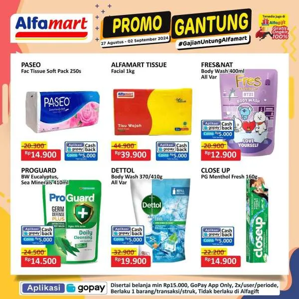 Promo Alfamart Gantung Periode 27 Agustus-2 September 2024