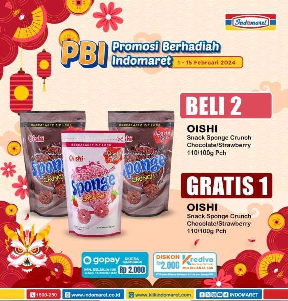 Promo Berhadiah Indomaret (PBI) Terbaru 1-15 Februari 2024