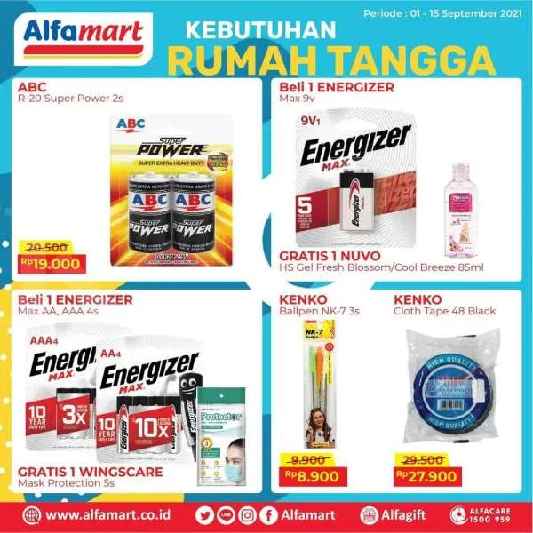 Promo Alfamart Edisi Kebutuhan Rumah Tangga