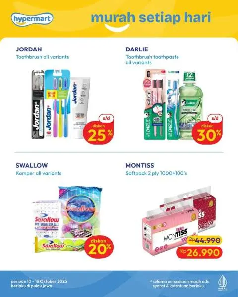 Promo JSM Hypermart Weekend Periode 10-13 Oktober 2025