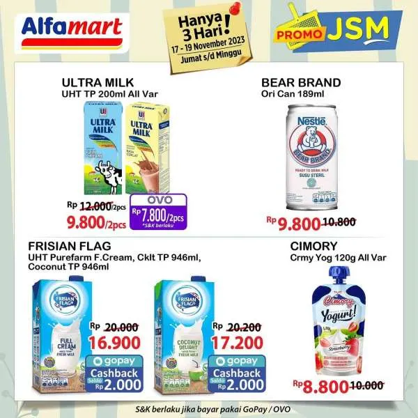 Promo JSM Alfamart Terbaru 17-19 November 2023, Promo Hanya 3 Hari