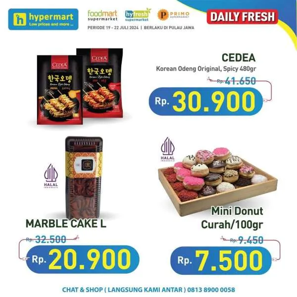 Promo JSM Hypermart Hyper Diskon Weekend Periode 19-22 Juli 2024