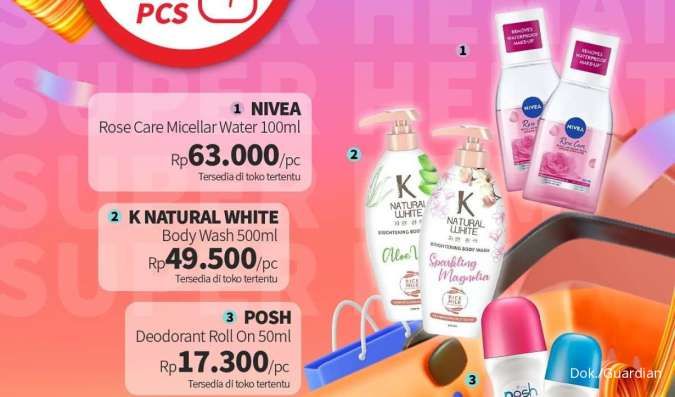 Promo Guardian Super Hemat sampai 2 Oktober, Tambah Rp 1.000 Dapat 2 Micellar Water