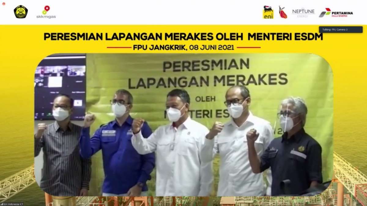 Eni Mulai Produksi Gas dari Lapangan Merakes East