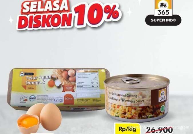 Promo Superindo Hari Ini 21 Oktober 2025, Telur Sampai Deterjen Diskon 10% Promo Superindo Hari Ini 21 Oktober 2025, Telur Sampai Deterjen Diskon 10%