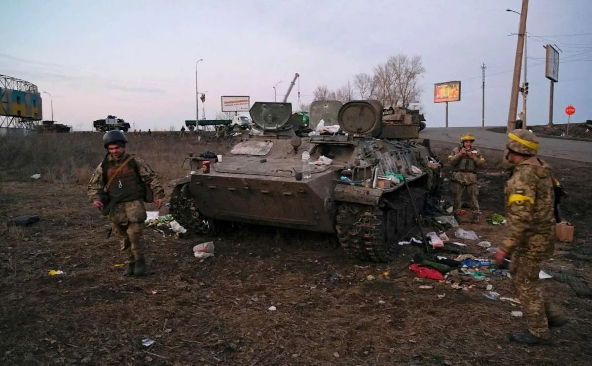 Pasukan Rusia Berhasil Masuk, Pertempuran Pecah di Jalan Kota Kharkiv Ukraina
